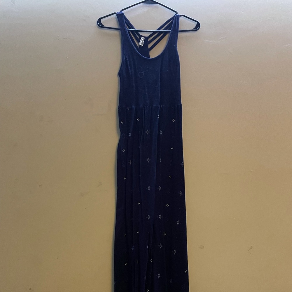 Blue maxi dress